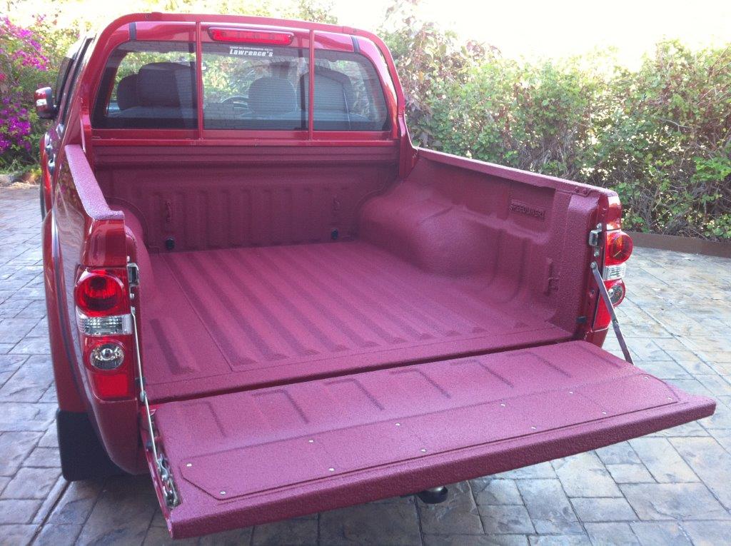 Speedliner® Spray In Bed Liner for Trucks in Garnet Red
