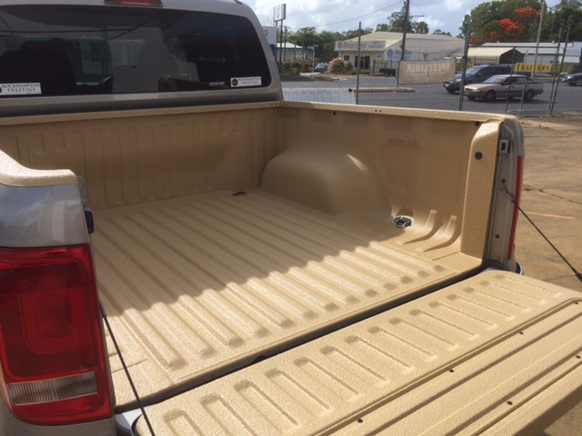 Speedliner® Spray In Bed Liner for Trucks in Desert Tan