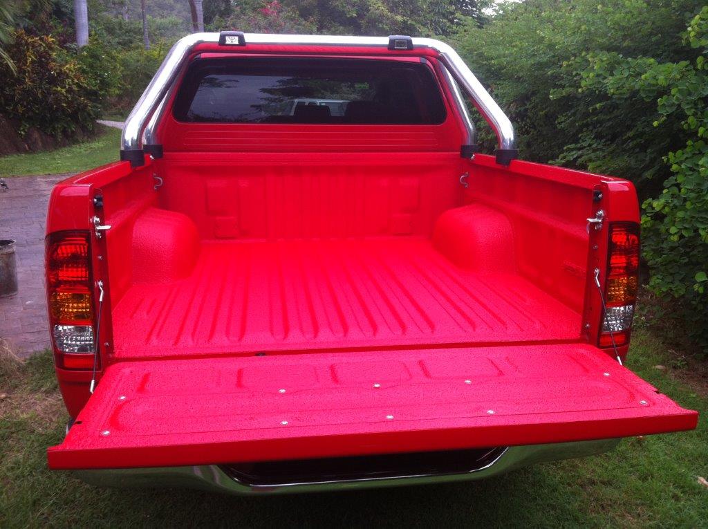 Speedliner® Spray In Bed Liner for Trucks in Red