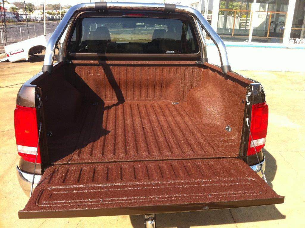 Speedliner® Spray In Bed Liner for Trucks in Custom Brown