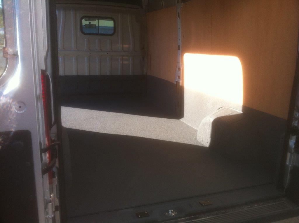 Interior of Utility Van - Non-Slip surface