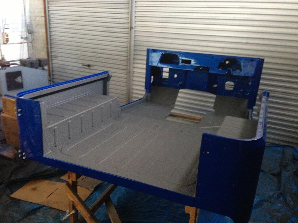 Interior Cab Coverage with Spray on Liner