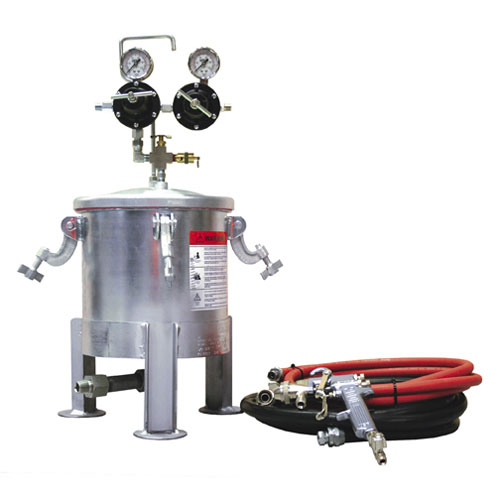 Spray Liner Spray System - Pressure Pot used for High Volume Applications